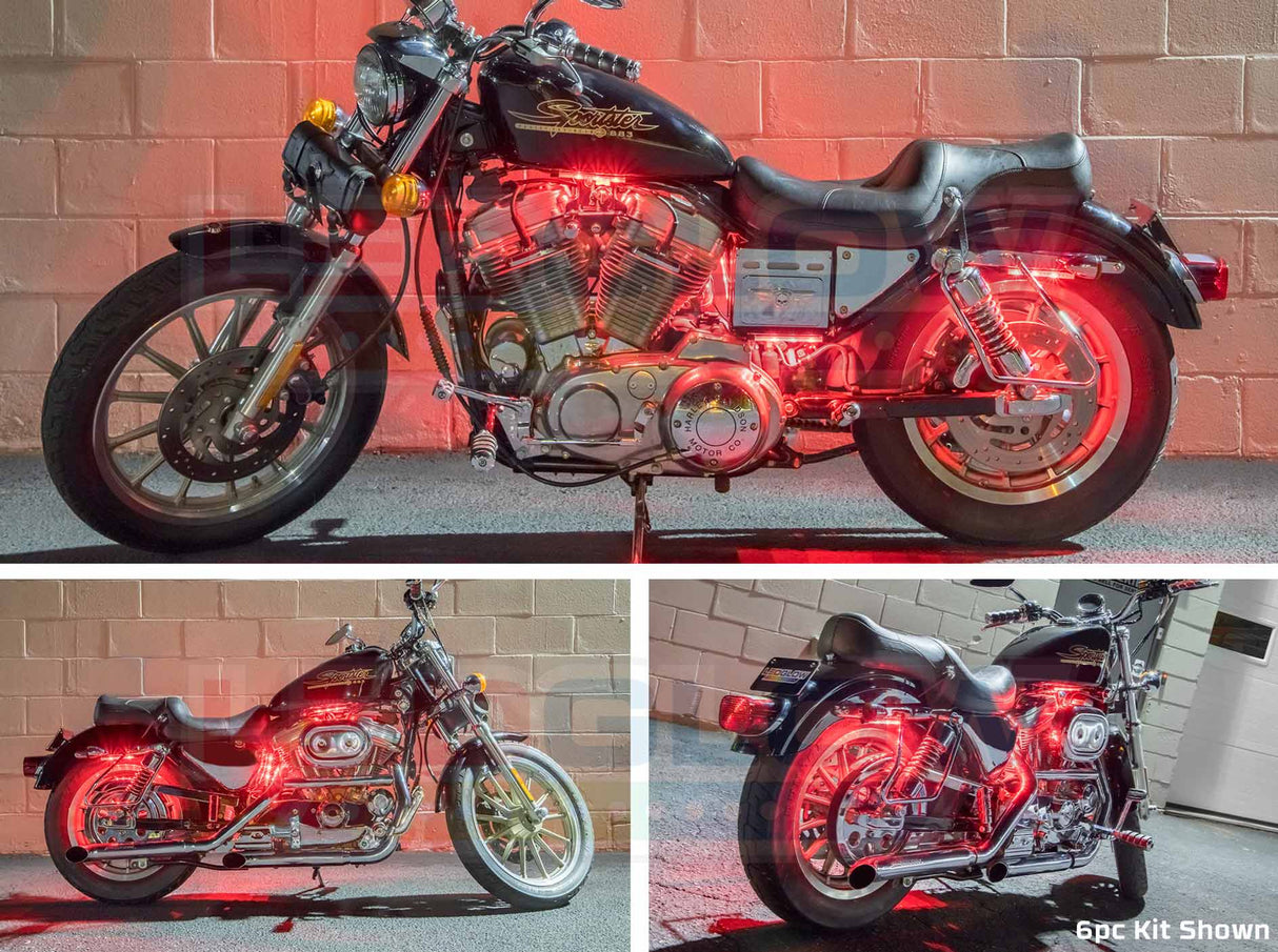 Flexible Million Color LED Motorcycle Lighting Kit