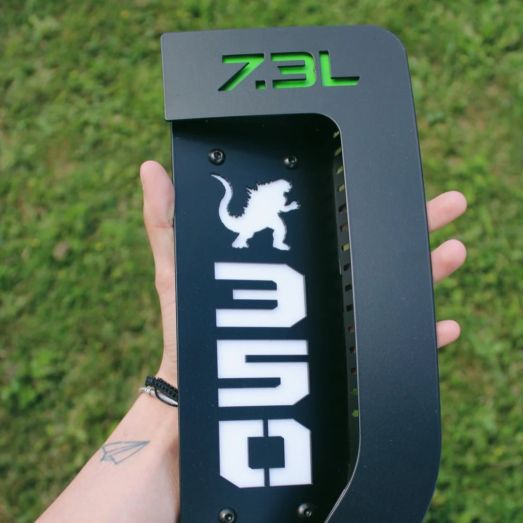 Illuminated Fender Badge Replacements - Godzilla - Fits 2017 - 2022 Ford® Super Duty®