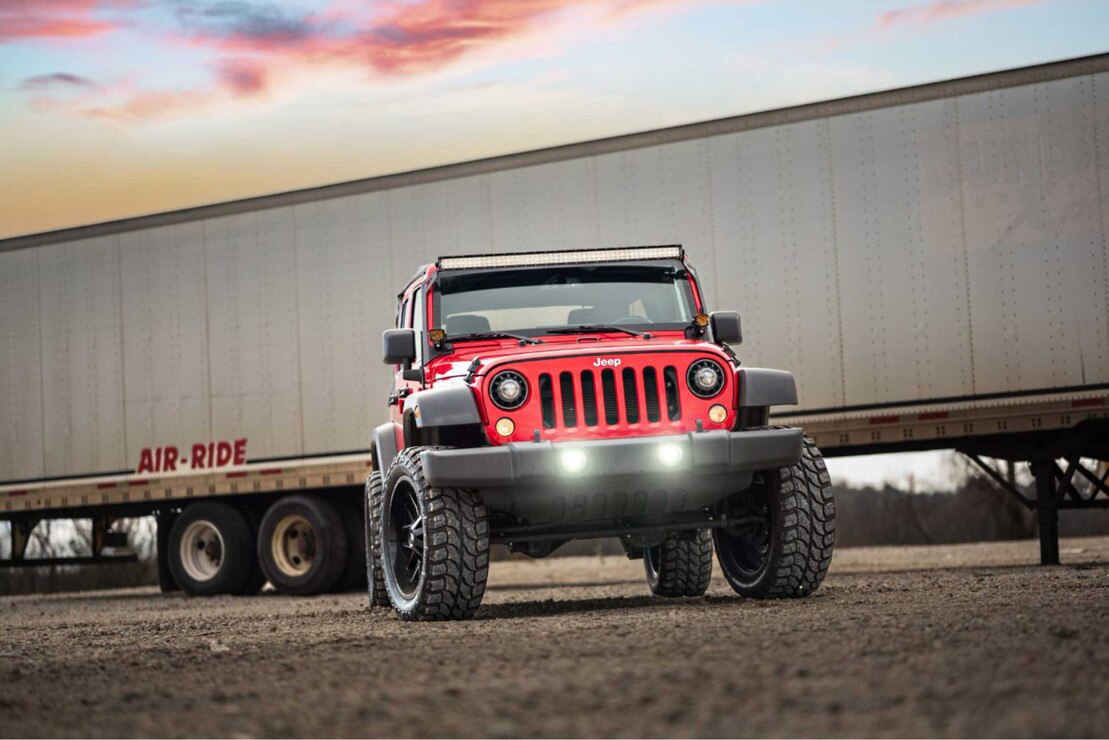 Jeep Wrangler JK (07-18) Ditch Light Brackets