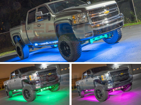 Bluetooth Million Color LED Truck Underbody Lighting Kit with Smartphone Control