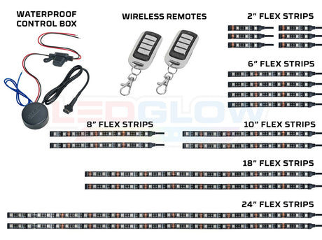 LiteTrike® II Advanced Million Color LED Motorcycle Lighting Kit