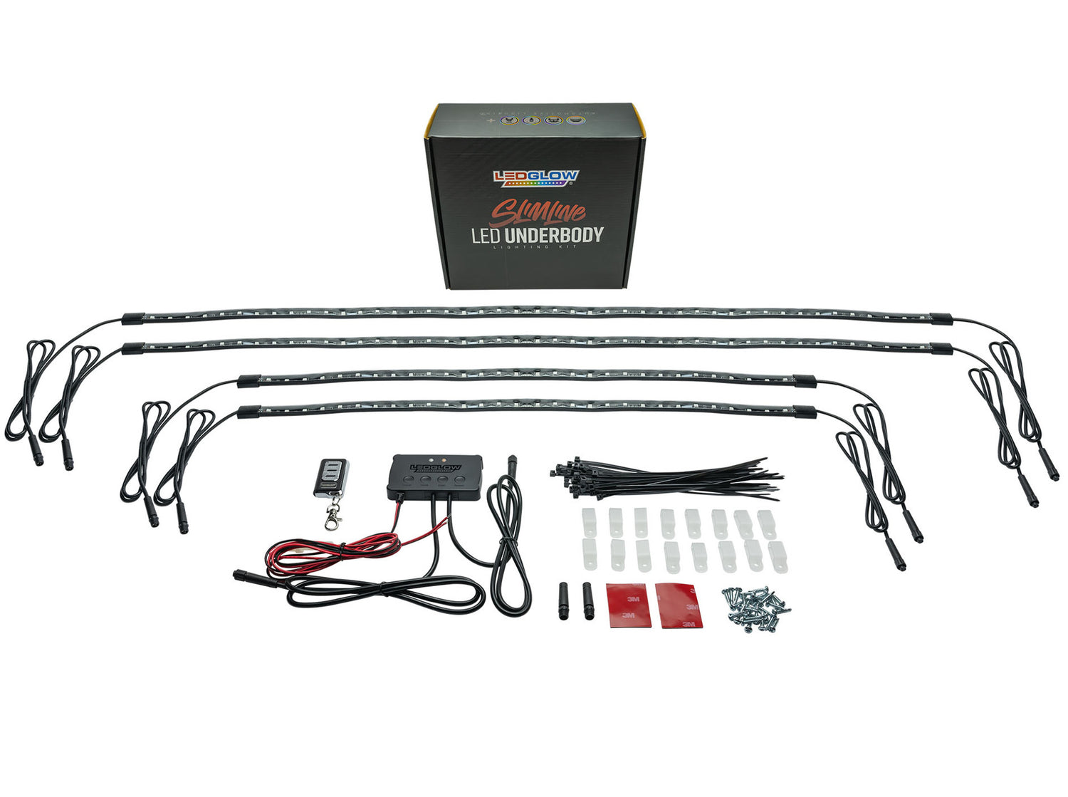 Million Color LED Flexible Slimline Car Underbody Lighting Kit