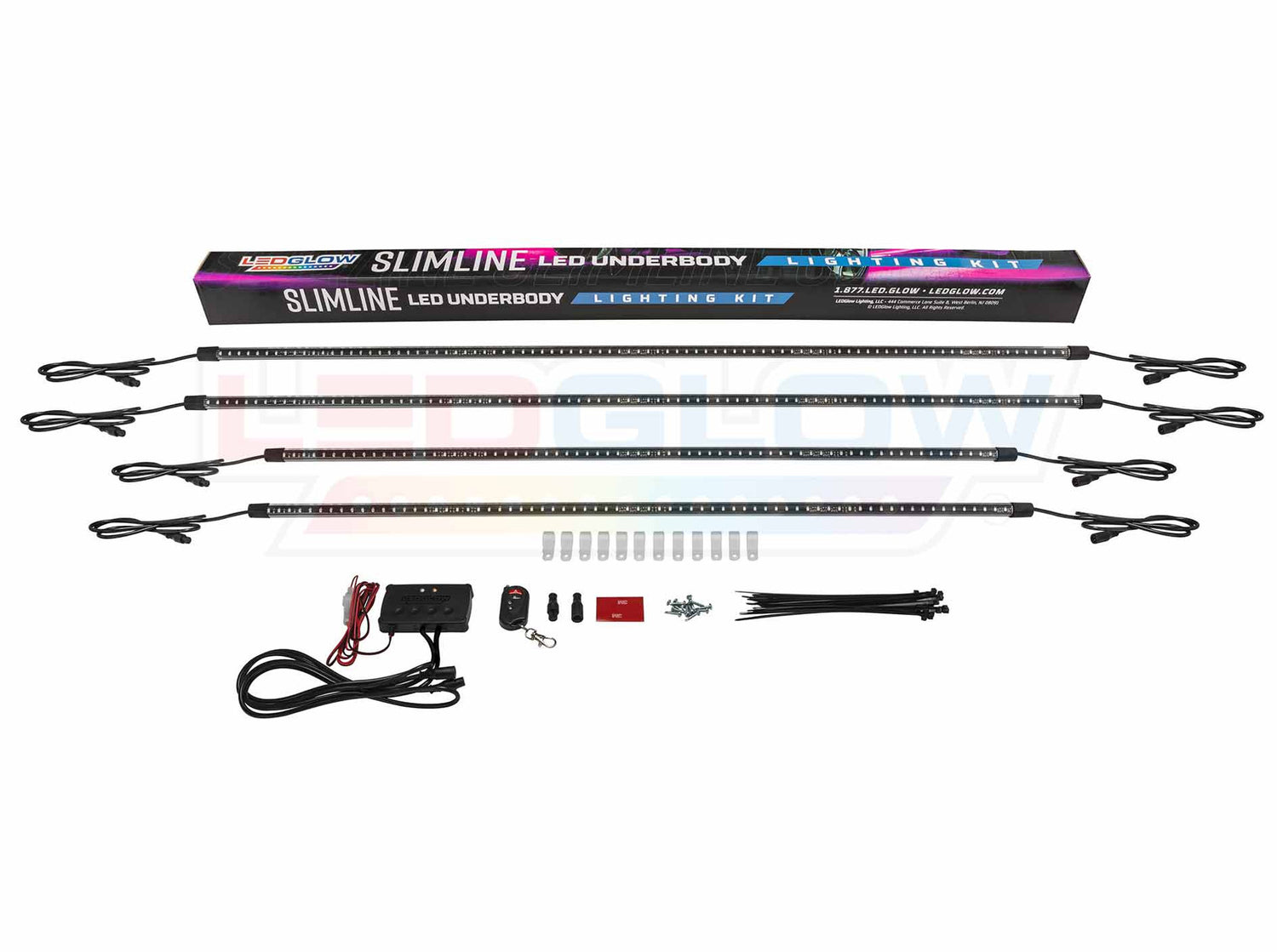 Million Color Slimline LED Car Underbody Lighting Kit