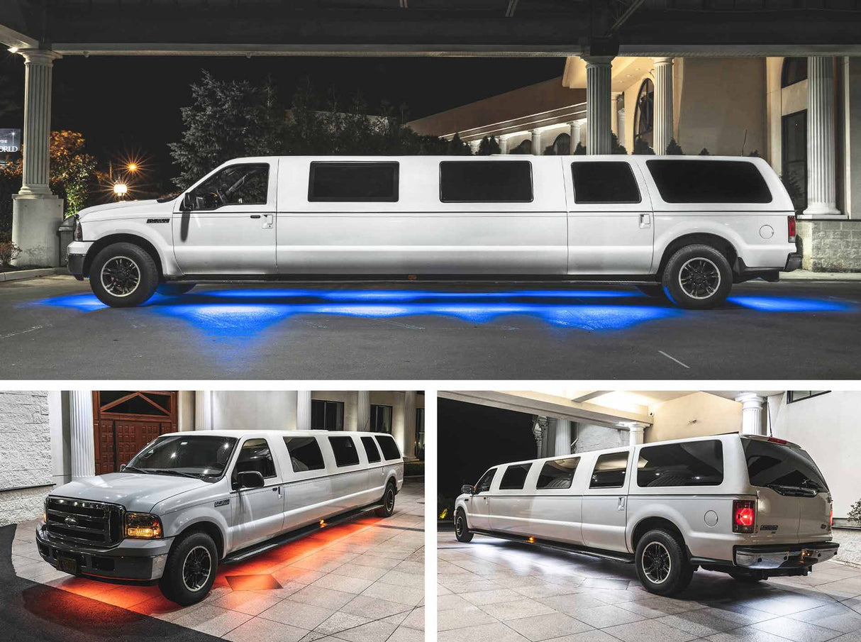 Million Color Slimline LED Limousine Underbody Lighting Kit