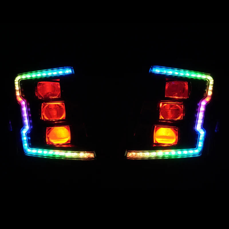 Chevrolet Tahoe / Suburban: Multicolor Flow Series Headlights (2015-2020) | XB Morimoto