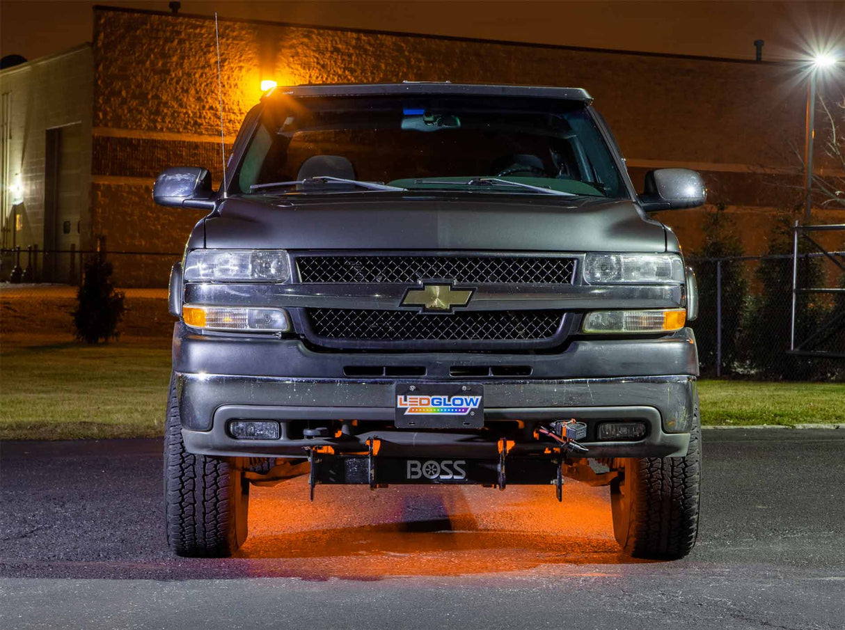 Orange LED Flexible Slimline Truck Underbody Lighting Kit