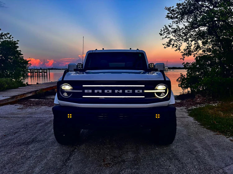 Ford Bronco Outer Banks LED Grill Lights | 2021-2023 Models