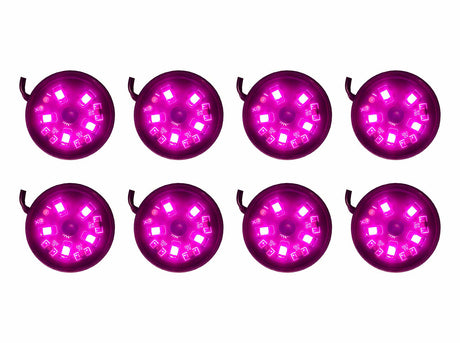 8pc Pink LED Pod Lighting Kit
