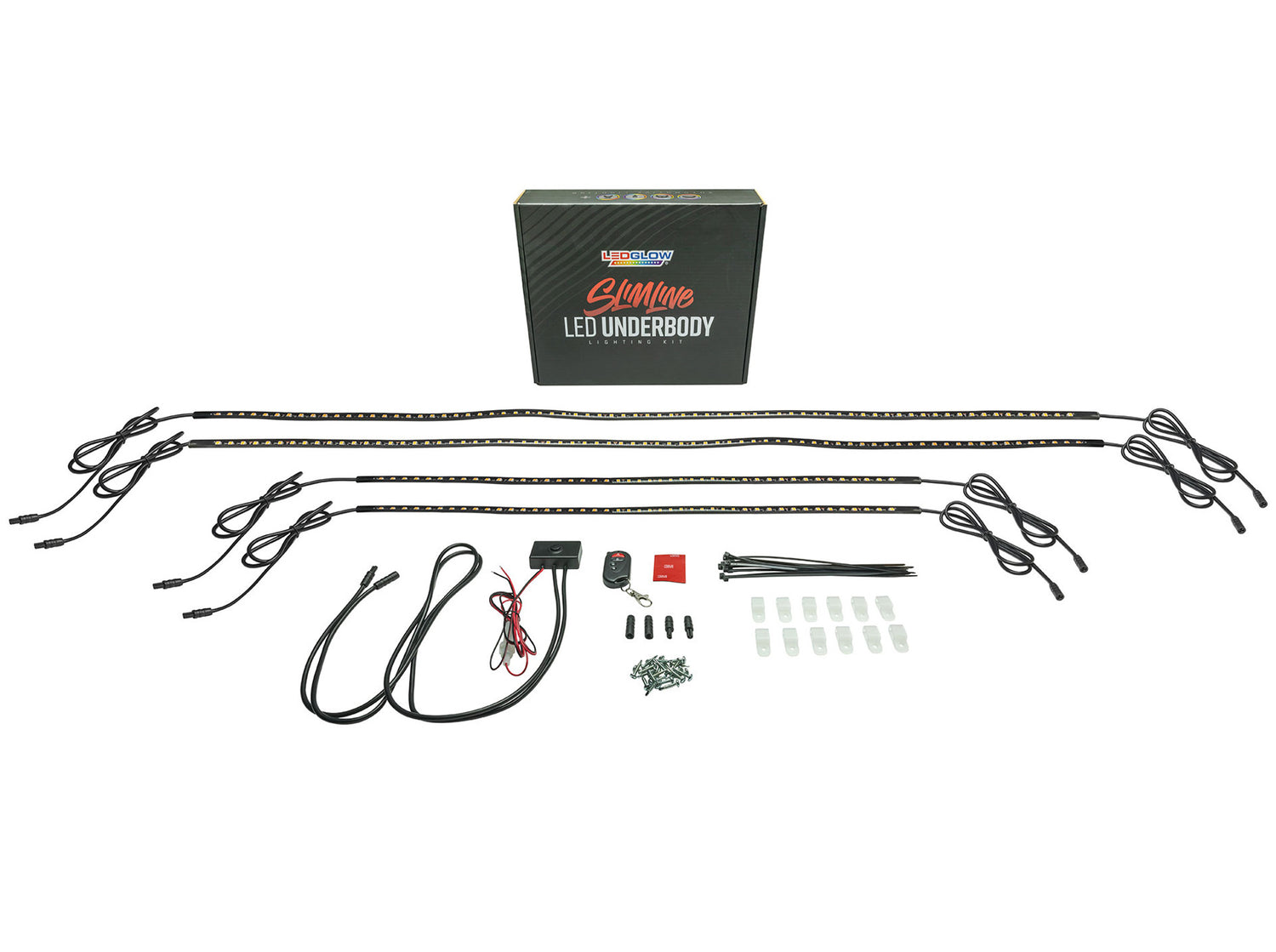 Purple LED Flexible Slimline Car Underbody Lighting Kit