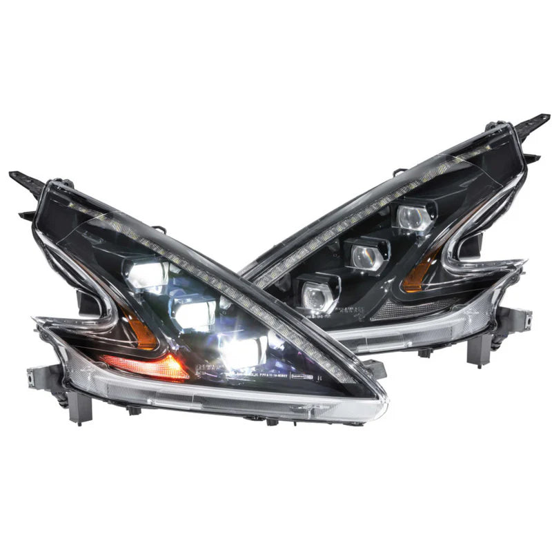Nissan 370Z: Multicolor Flow Series Headlights (2009-2021) | XB Morimoto