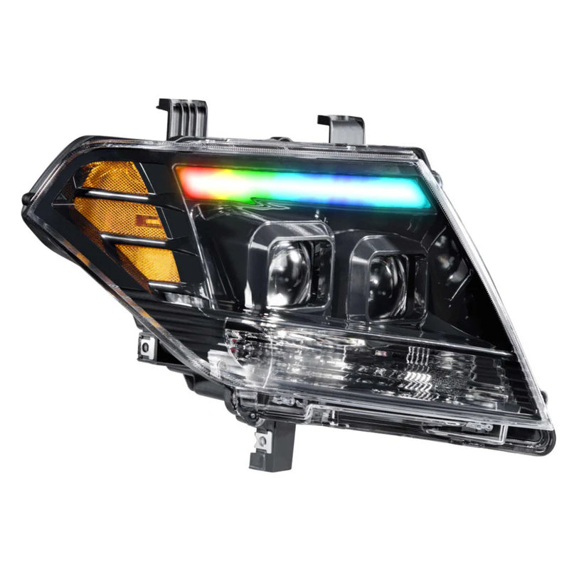 Nissan Frontier: Multicolor Flow Series Headlights (2009-2020) | XB Hybrid Morimoto