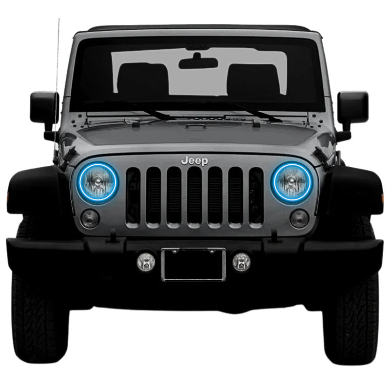 Jeep Wrangler JK Multicolor Halo Kit- Surface Mount Waterproof (2007-2017)