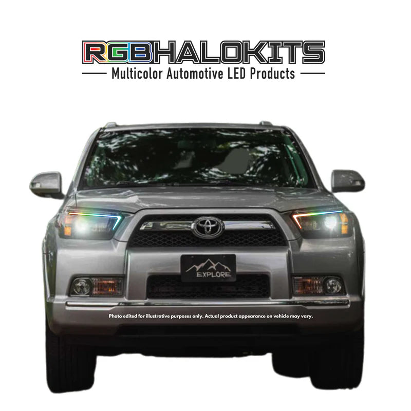 Toyota 4Runner: Multicolor Flow Series Headlights (2010-2013) | XB Hybrid Morimoto