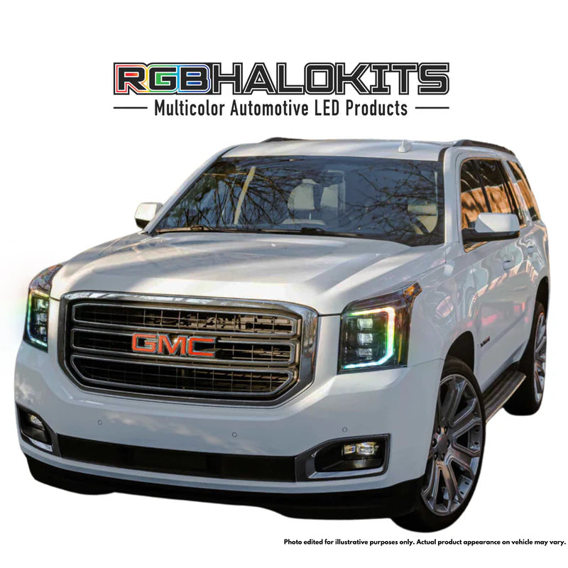 GMC Yukon: Multicolor Flow Series Headlights (2015-2020) | XB Morimoto