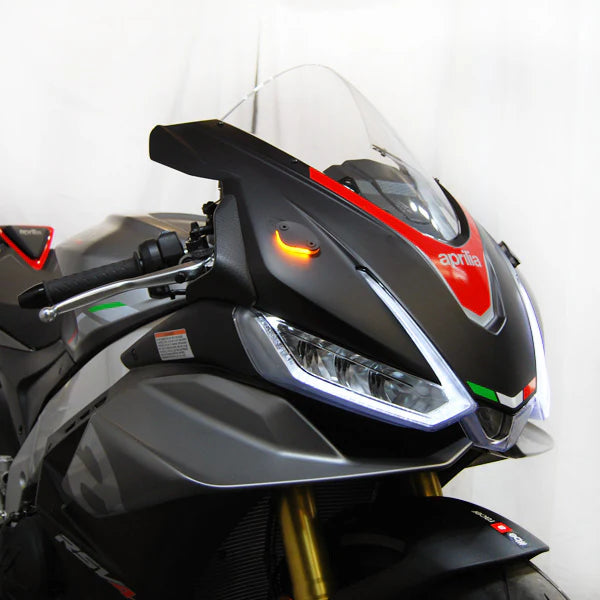 Aprilia RSV4 Mirror Block Off Turn Signals (2021-2024)