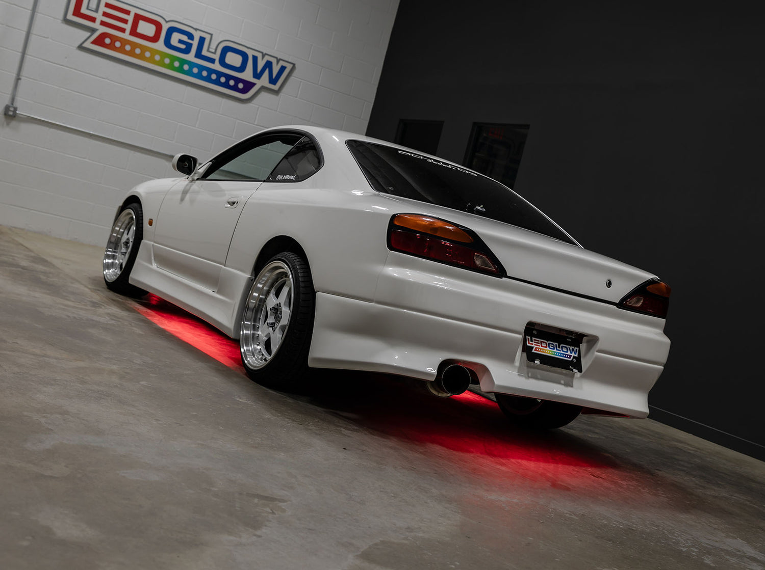 Red LED Flexible Slimline Car Underbody Lighting Kit