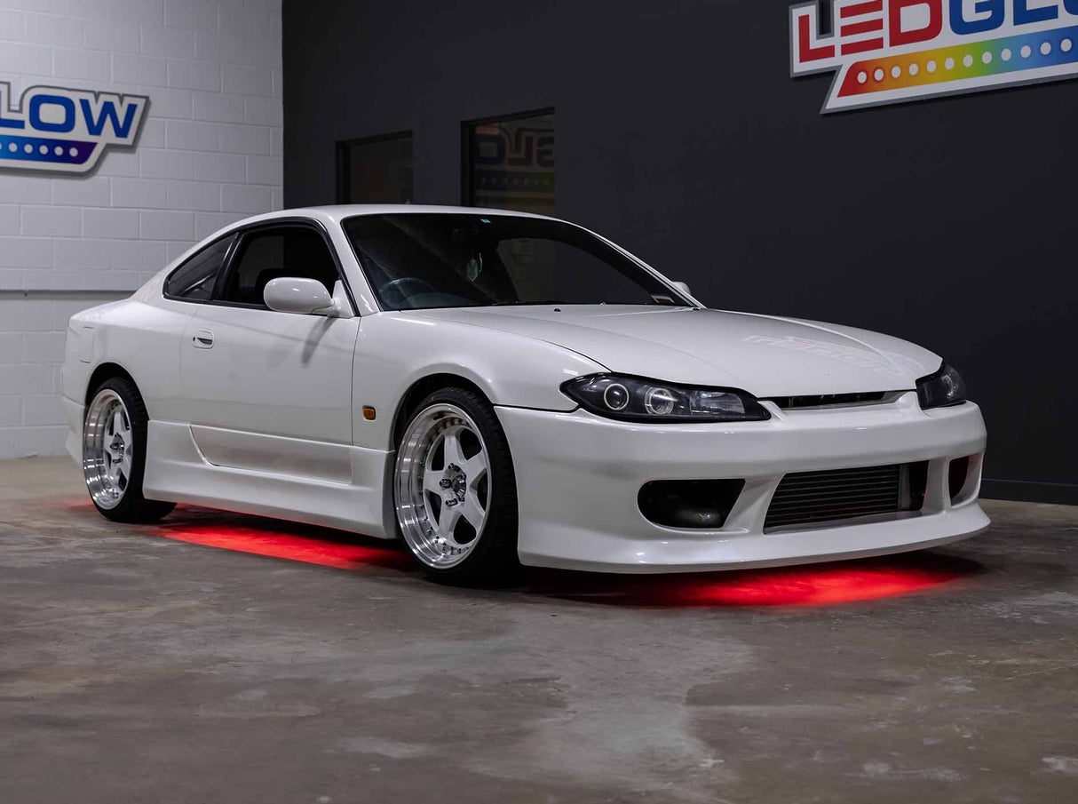 Red LED Flexible Slimline Car Underbody Lighting Kit