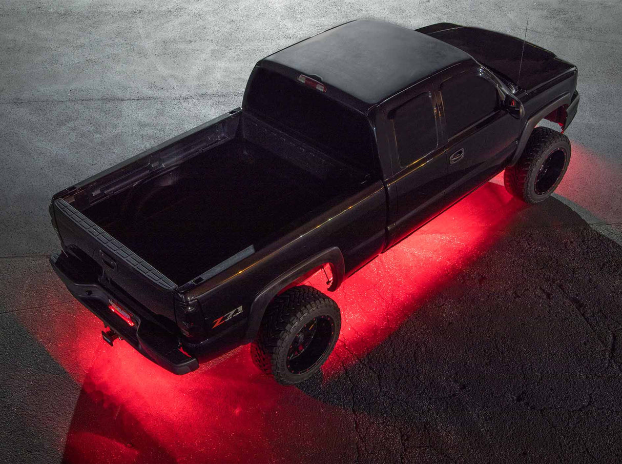Red LED Flexible Slimline Truck Underbody Lighting Kit