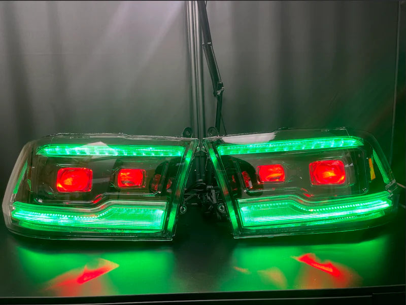 Ram 1500/HD: Multicolor Flow Series Headlights (2009-2018) | XB Morimoto