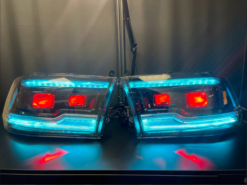 Ram 1500/HD: Multicolor Flow Series Headlights (2009-2018) | XB Morimoto