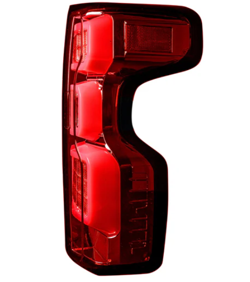 Chevy Silverado 2500/3500 20-23 Ultra Bright OLED Tail Lights (Replaces Factory/OEM Halogen Tail Lights Only) - RED