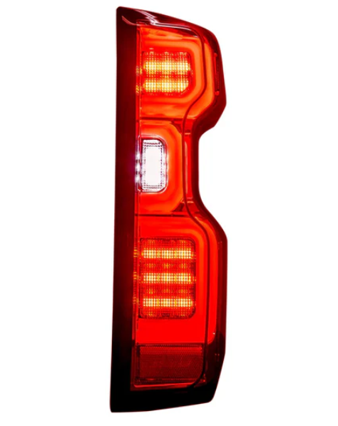 Chevy Silverado 2500/3500 20-23 Ultra Bright OLED Tail Lights (Replaces Factory/OEM Halogen Tail Lights Only) - RED
