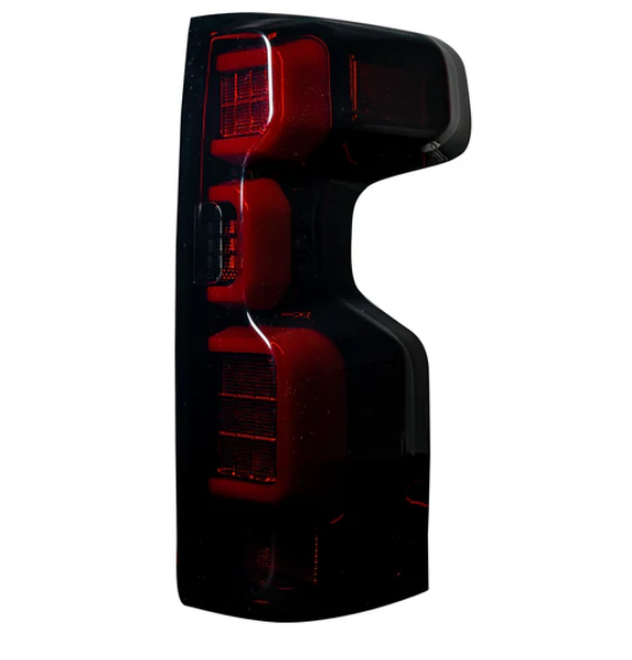 Chevy Silverado 2500/3500 20-23 Ultra Bright OLED Tail Lights (Replaces Factory/OEM Halogen Tail Lights Only) - SMOKED RED LENS
