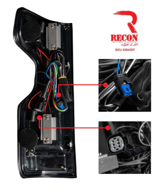 Chevy Silverado 2500/3500 20-23 Ultra Bright OLED Tail Lights (Replaces Factory/OEM Halogen Tail Lights Only) - SMOKED RED LENS