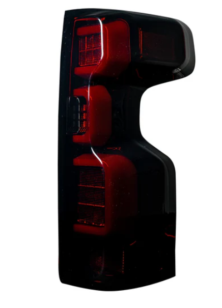 Chevy Silverado 2500/3500 20-23 Ultra Bright OLED Tail Lights (Replaces Factory/OEM Halogen Tail Lights Only) - Smoked