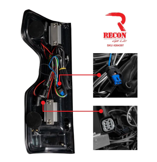 Chevy Silverado 2500/3500 20-23 Ultra Bright OLED Tail Lights (Replaces Factory/OEM Halogen Tail Lights Only) - Smoked