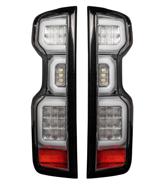 Chevy Silverado 2500/3500 20-23 Ultra Bright OLED Tail Lights (Replaces Factory/OEM Halogen Tail Lights Only) - CLEAR LENS