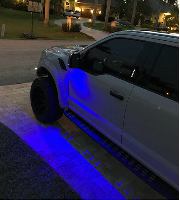 Ford F-150 SVT Raptor 17-20 Ultra High Power LED Mirror / Puddle Lights - BLUE