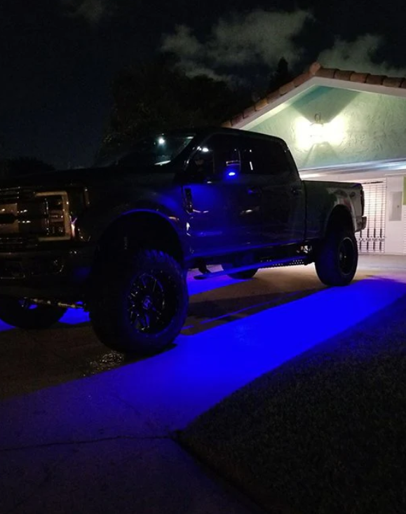 Ford F-150 SVT Raptor 17-20 Ultra High Power LED Mirror / Puddle Lights - BLUE