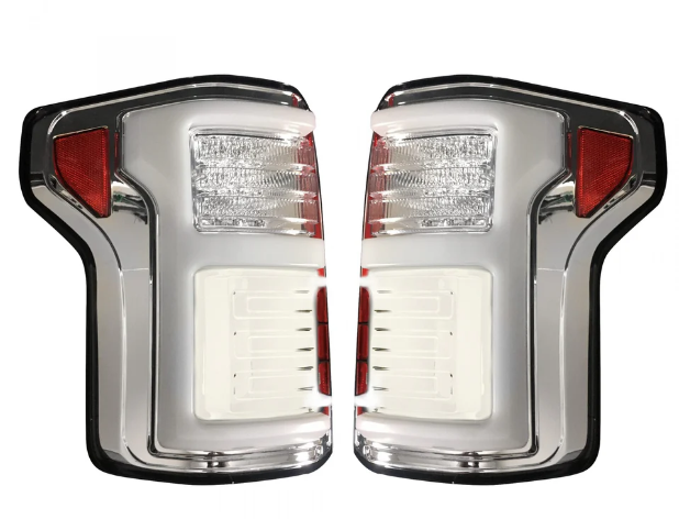 Ford F-150 SVT Raptor 17-20 Ultra Bright OLED Tail Lights (Replaces Factory/OEM LED with BLIS) - CLEAR LENS