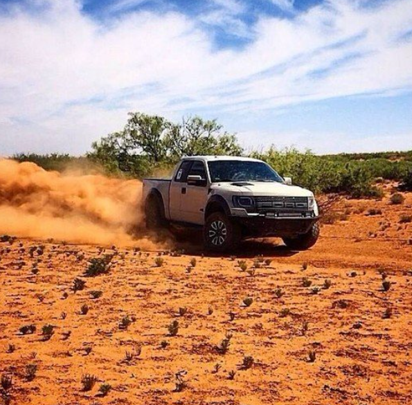 Ford F150 & Raptor 13-14 Projector Headlights Ultra High Power White LED DRL w/ Amber Turn Signals SMOKED/BLACK