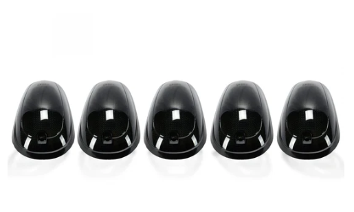 (OPEN BOX) Dodge RAM Heavy-Duty 2500/3500 03-18 Cab Light Set Strobe LED Smoked Lens in White & Amber
