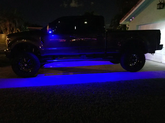Ford Super Duty 17-25 Ultra High Power LED Mirror / Puddle Lights - BLUE