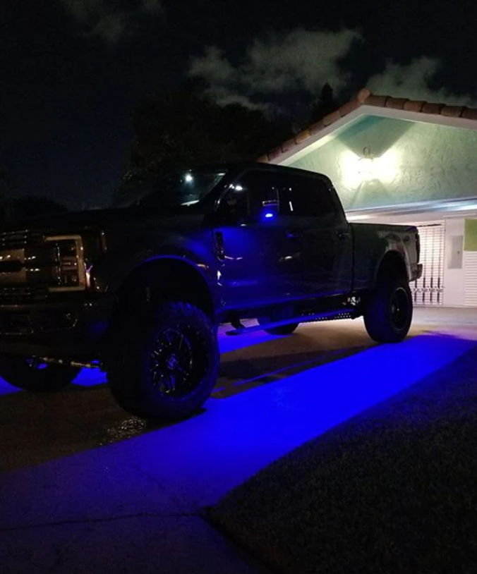 Ford Super Duty 17-25 Ultra High Power LED Mirror / Puddle Lights - BLUE