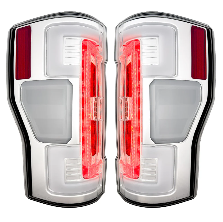 Ford Super Duty 20-22 Ultra Bright OLED Tail Lights (replaces Factory/OEM Halogen) - CLEAR LENS
