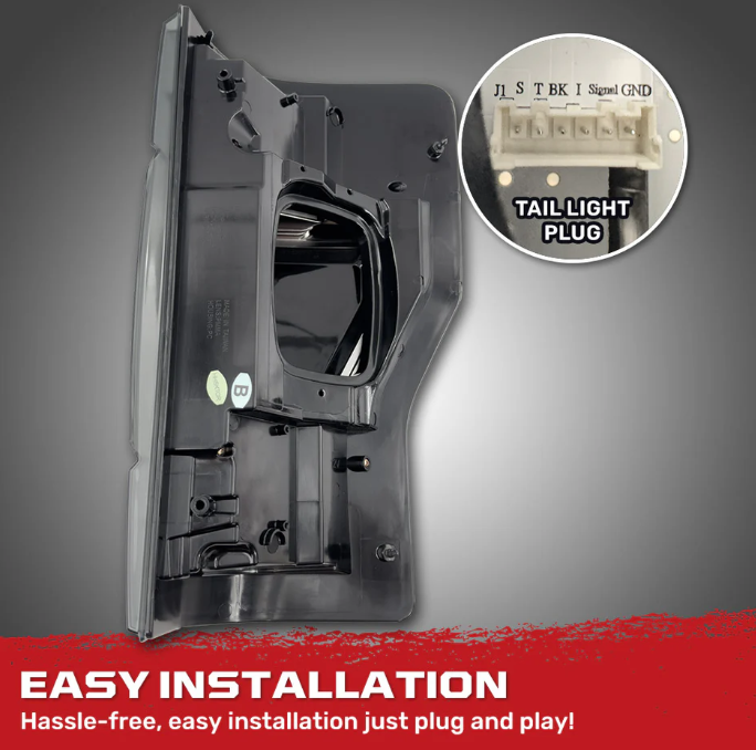 Ford Super Duty 20-22 Ultra Bright OLED Tail Lights (replaces Factory/OEM Halogen) - CLEAR LENS