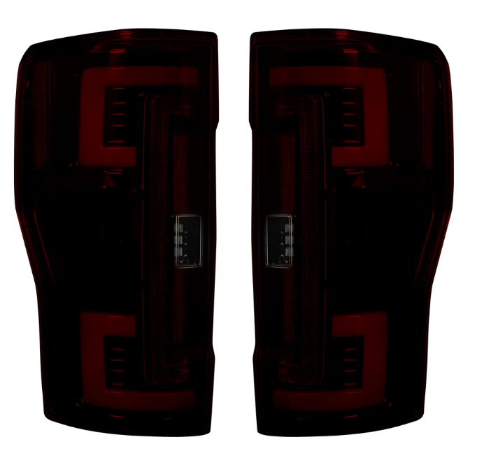 Ford Super Duty 20-22 Ultra Bright OLED Tail Lights (replaces Factory/OEM Halogen) - SMOKED RED