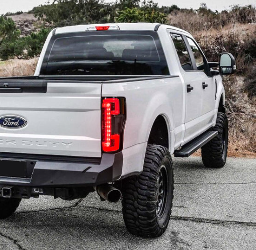 Ford Super Duty 20-22 Ultra Bright OLED Tail Lights (Replaces Factory/OEM Halogen) - RED