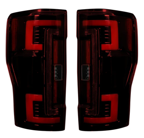 Ford Super Duty 20-22 Ultra Bright OLED Tail Lights (Replaces Factory/OEM Halogen) - RED