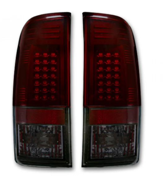 (removed) Ford Super Duty F250HD/F-250/F-350/F-450/F-550 99-07 Tail Lights LED in Dark Red Smoked Lens