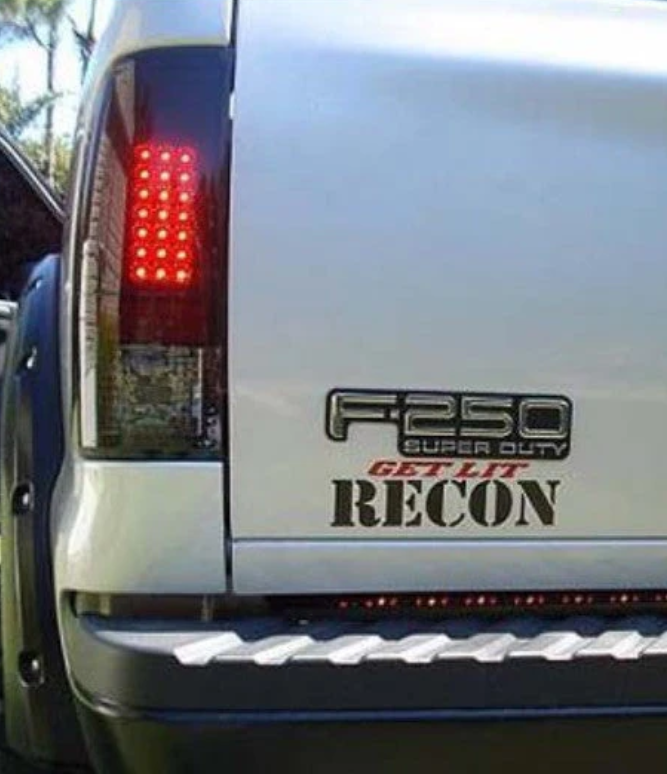 (removed) Ford Super Duty F250HD/F-250/F-350/F-450/F-550 99-07 Tail Lights LED in Smoked Lens