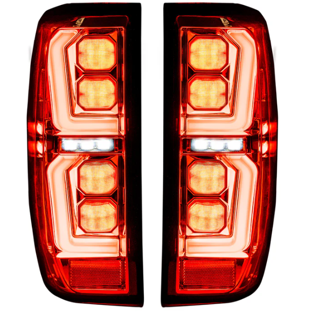 GMC Sierra 1500 19-25 Ultra Bright OLED Tail Lights (Replaces Factory/OEM Halogen Tail Lights Only) - CLEAR LENS