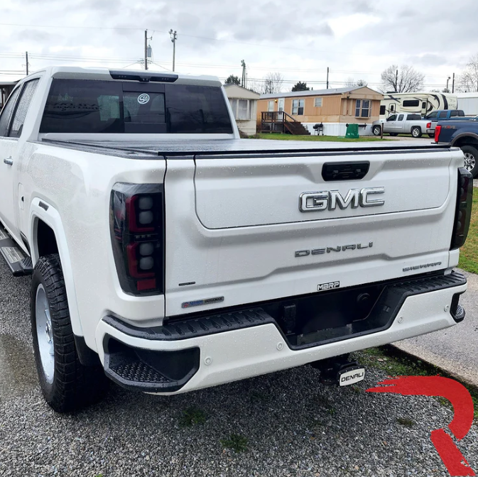 GMC Sierra 1500 19-25 Ultra Bright OLED Tail Lights (Replaces Factory/OEM Halogen Tail Lights Only) - SMOKED LENS