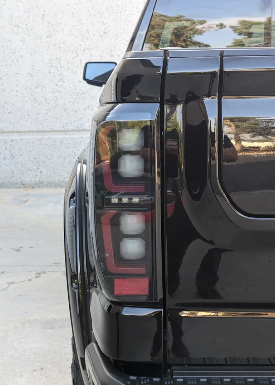 GMC Sierra 1500 19-25 Ultra Bright OLED Tail Lights (Replaces Factory/OEM Halogen Tail Lights Only) - SMOKED LENS