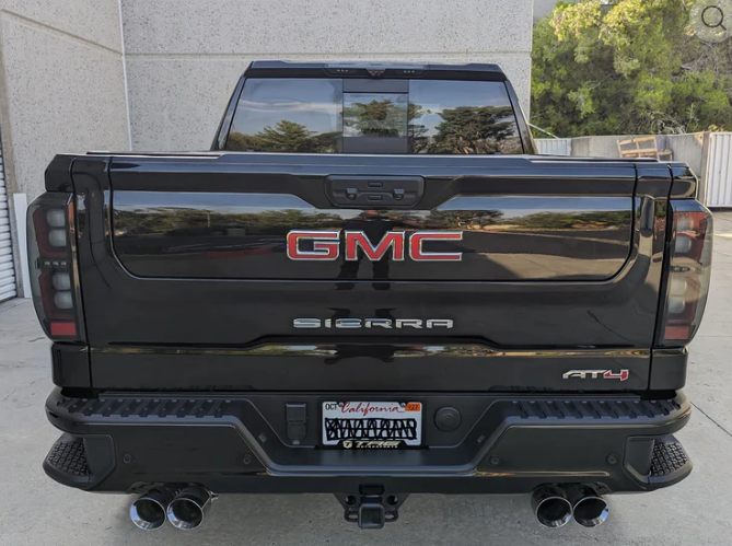 GMC Sierra 1500 19-25 Ultra Bright OLED Tail Lights (Replaces Factory/OEM Halogen Tail Lights Only) - SMOKED LENS