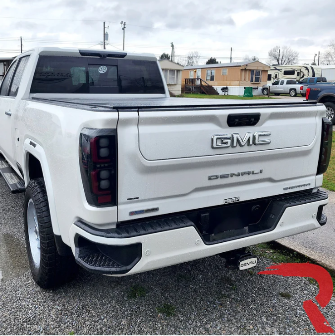 GMC Sierra 1500 19-25 Ultra Bright OLED Tail Lights (Replaces Factory/OEM LED Tail Lights Only) - SMOKED LENS